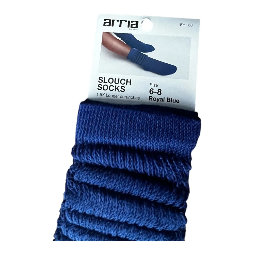 3 Pack Arria Slouch Socks Bundle Spandex Fit Retro Aerobics Y2K Gift Shoe Sz 6-8